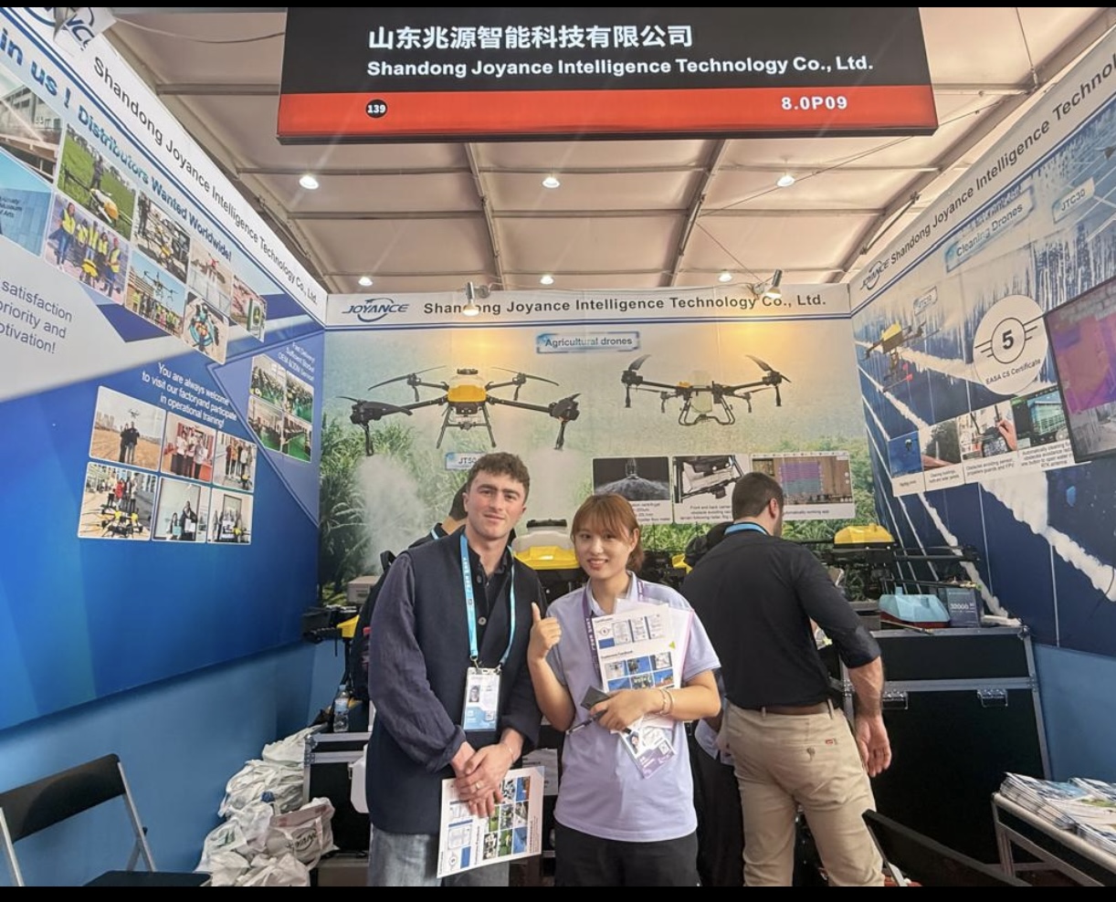 Canton Fair — Shandong Joyance Intelligence Technology agritech drone booth